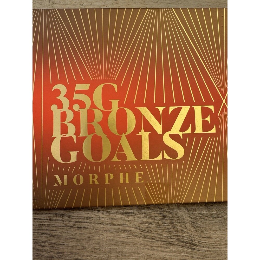 Morphe 35g Bronze Goals Eyeshadow Palette New, Sealed
